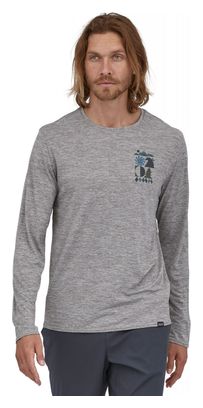 Patagonia Cap Cool Daily Graphic Gray Long Sleeve T-Shirt