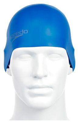 Speedo Moulded Silicon Cap Blue