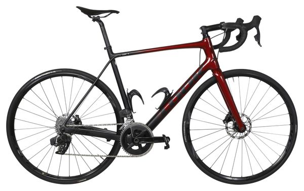 Wiederaufbereitetes Produkt - Look 785 Huez Interference Road Bike Sram Rival AXS 12V Black Mat/Red Glossy 2022 L