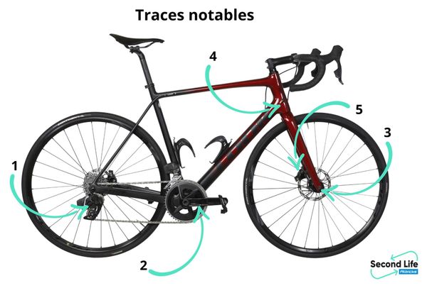 Wiederaufbereitetes Produkt - Look 785 Huez Interference Road Bike Sram Rival AXS 12V Black Mat/Red Glossy 2022 L