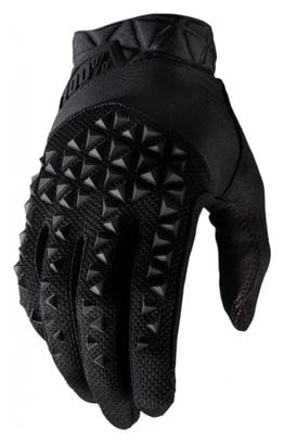 100% Geomatic Long Gloves Black