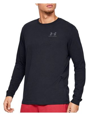 T-shirt noir manches longues homme Under Armour Sportstyle