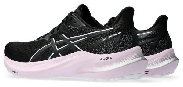 Women's Running Shoes Asics GT-2000 12 Black White