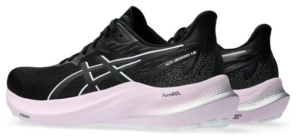 Zapatillas de Running Asics GT-2000 12 Mujer Negro Blanco <p><strong>