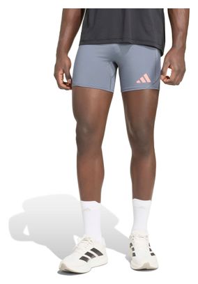 adidas Adizero 5in Men's Cycling Shorts, Gray/Red