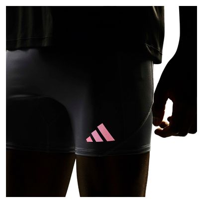 adidas Adizero 5in Men's Cycling Shorts, Gray/Red