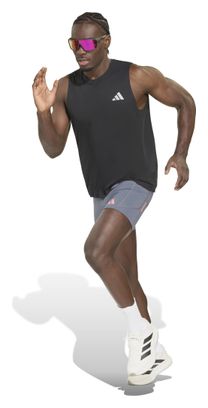 adidas Adizero 5in Men's Cycling Shorts, Gray/Red