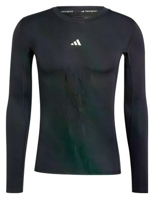 Maillot Térmico Adidas Techfit Base Negro Hombre