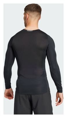 Adidas Techfit Base Thermal Jersey Zwart Heren