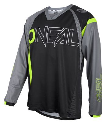 Maillot Manches Longues O'Neal Element FR Noir / Jaune Fluo