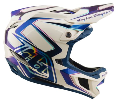 Troy Lee Designs D4 Composite Mips integraalhelm, wit/indigo
