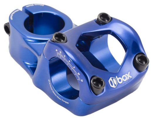 Potence BMX BOX one top load alu pro 1-1/8  31.8mm blue