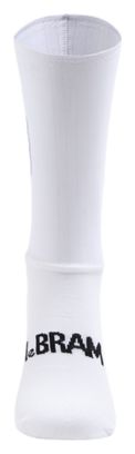 Paire de Chaussettes Aéro LeBram Race Édition Limitée Blanc 2025
