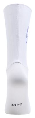Paire de Chaussettes Aéro LeBram Race Édition Limitée Blanc 2025