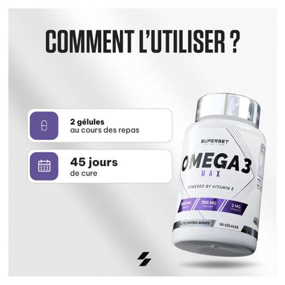 Omega 3 Max (90 Caps) - Superset Nutrition - Oméga 3
