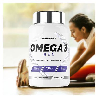 Omega 3 Max (90 Caps) - Superset Nutrition - Oméga 3