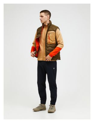 Chaqueta de pluma sin mangas Peak Performance Helium Utility Down Beige Hombre