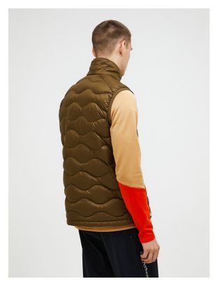 Chaqueta de pluma sin mangas Peak Performance Helium Utility Down Beige Hombre