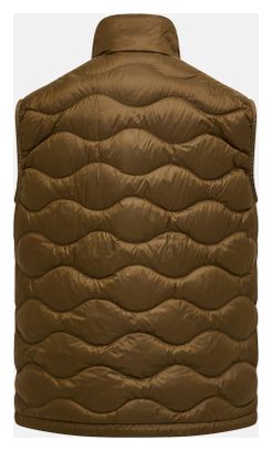 Chaqueta de pluma sin mangas Peak Performance Helium Utility Down Beige Hombre
