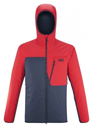 Millet Magma Hybrid Hoodie Thermal Jacket Black Red Men's