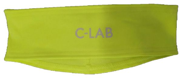 Bandeau thermique vélo/running – Jaune fluo