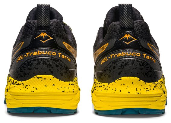 Asics Gel Trabuco Terra Trail Running Shoes Black Yellow