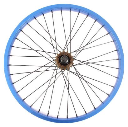 Roue arrière BMX KHE PRISM 20 pouces bleu