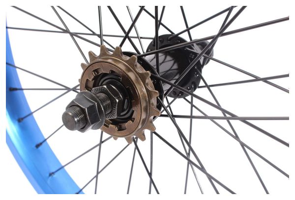 Roue arrière BMX PRISM 20 pouces bleu