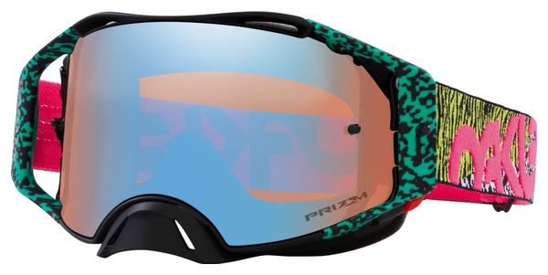 Máscara Oakley Airbrake MX Bengal Venom / Lentes Prizm Sapphire / Ref: OO7046-F8