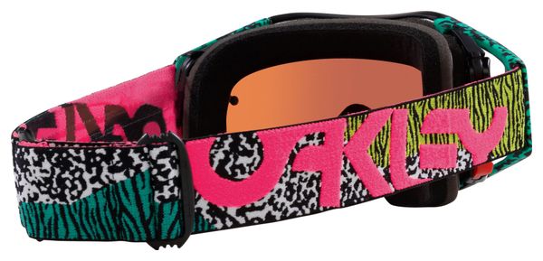 Masque Oakley Airbrake MX Bengal Venom / Verres Prizm Sapphire / Ref : OO7046-F8