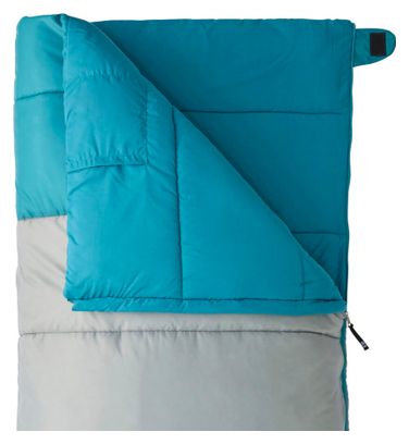 Sac de Couchage Loisir Carnac XL Gris et bleu Droit