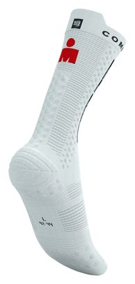 Compressport Pro Racing v4.0 Bike IronMan 2025 Tutto è possibile Calzini Bianco/Nero/Rosso