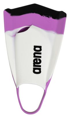 Pair of Arena Powerfin Pro Fins White Purple