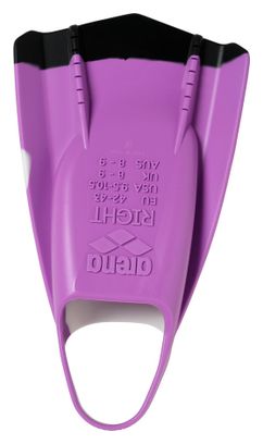 Pair of Arena Powerfin Pro Fins White Purple
