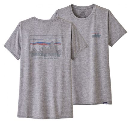 Camiseta Patagonia W's Cap Cool Daily Graphic Gris