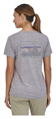 Camiseta Patagonia W's Cap Cool Daily Graphic Gris