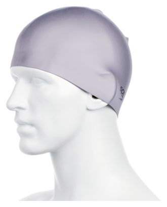 Speedo Molded Silicon Cap Gray