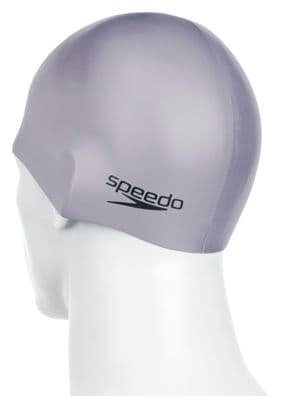 Speedo Molded Silicon Cap Gray
