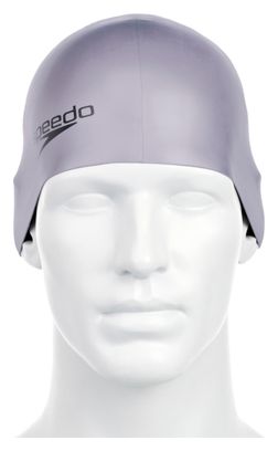Speedo Moulded Silicon Cap Grey