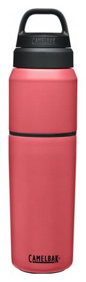 Camelbak MultiBev 650 ml Isolierflasche mit Becher 480 ml Pink