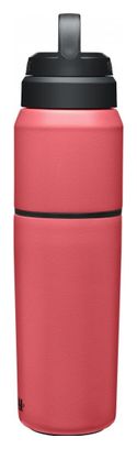 Camelbak MultiBev 650 ml Insulated Bottle with 480 ml Cup Pink