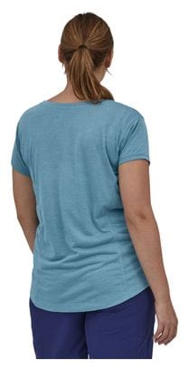 Camiseta técnica de mujer Patagonia <p>Capilene® Cool Trail Bike</p>Henley Azul claro
