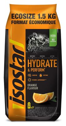 Boisson Énergétique Isostar Hydrate & Perform Orange 1.5kg