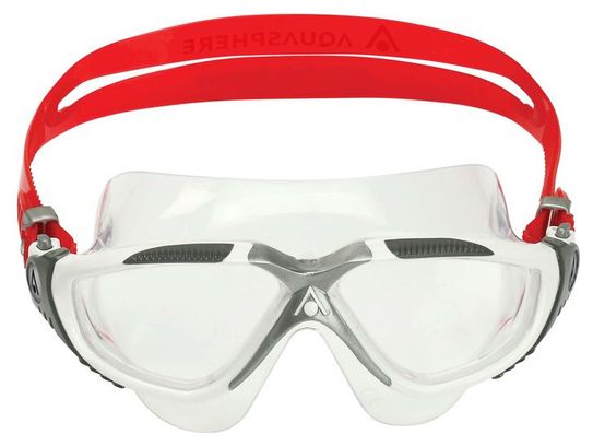 Aquasphere Vista Swim Goggles Red Clear