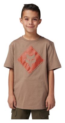Camiseta de manga corta infantil Leo Premium Beige
