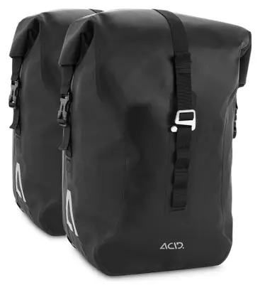 Par de bolsas para bicicleta Acid Pro 20/2 SMLink 40L (2x20L) Negro