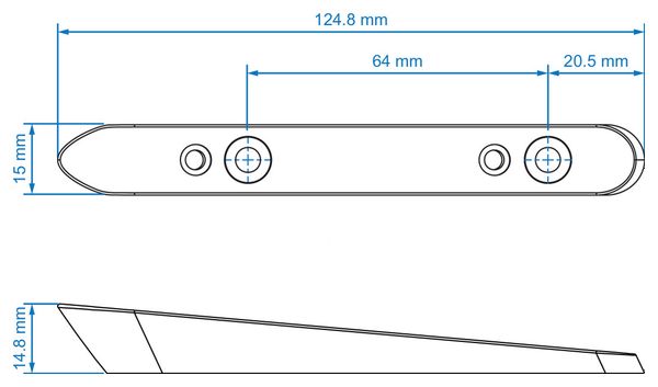 Kit d'Entretoises Profile Design HSF BTA Wedge Set pour Bidon Aéro