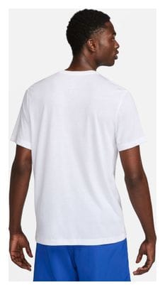Nike Pro Korte Mouw Trui Wit Heren