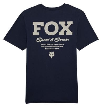 T-Shirt Manches Courtes Fox Speed & Service Bleu