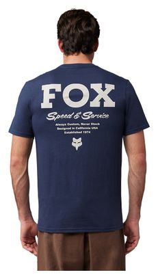 T-Shirt Manches Courtes Fox Speed & Service Bleu